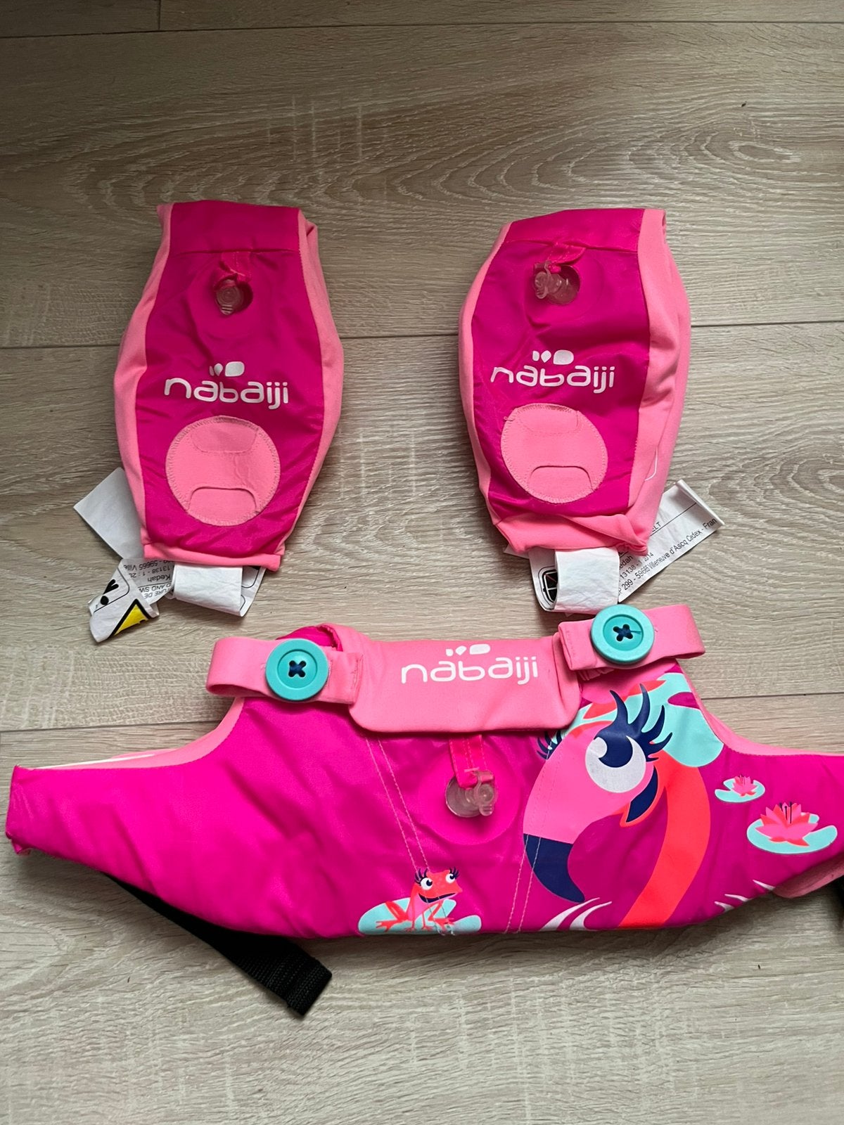 Zwemvest /zwembandjes nabaiji decathlon, Jongen of Meisje, One size, Ophalen of Verzenden, Zo goed als nieuw
