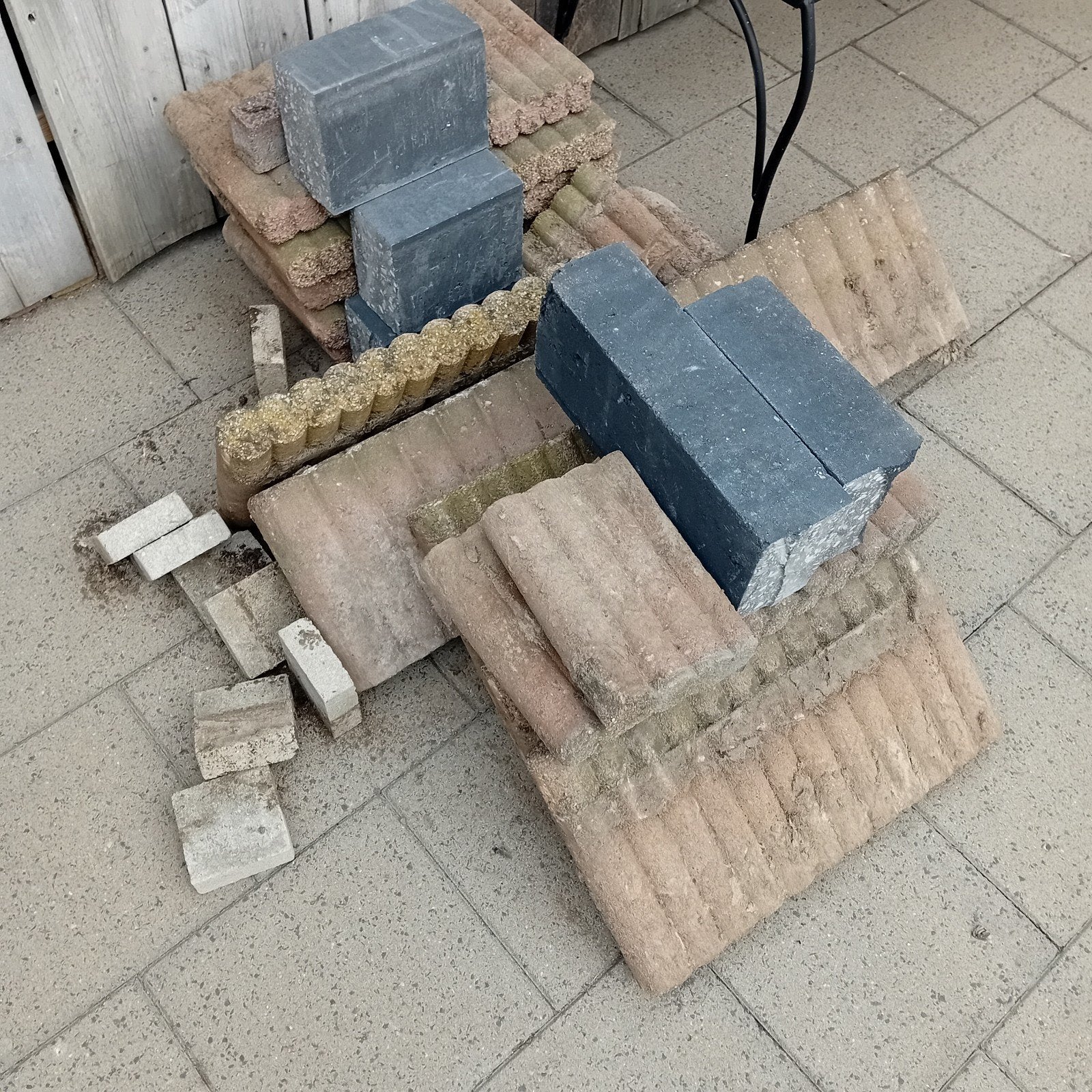 rol border stenen, Tuin en Terras, Ophalen of Verzenden, Beton, Terrastegels