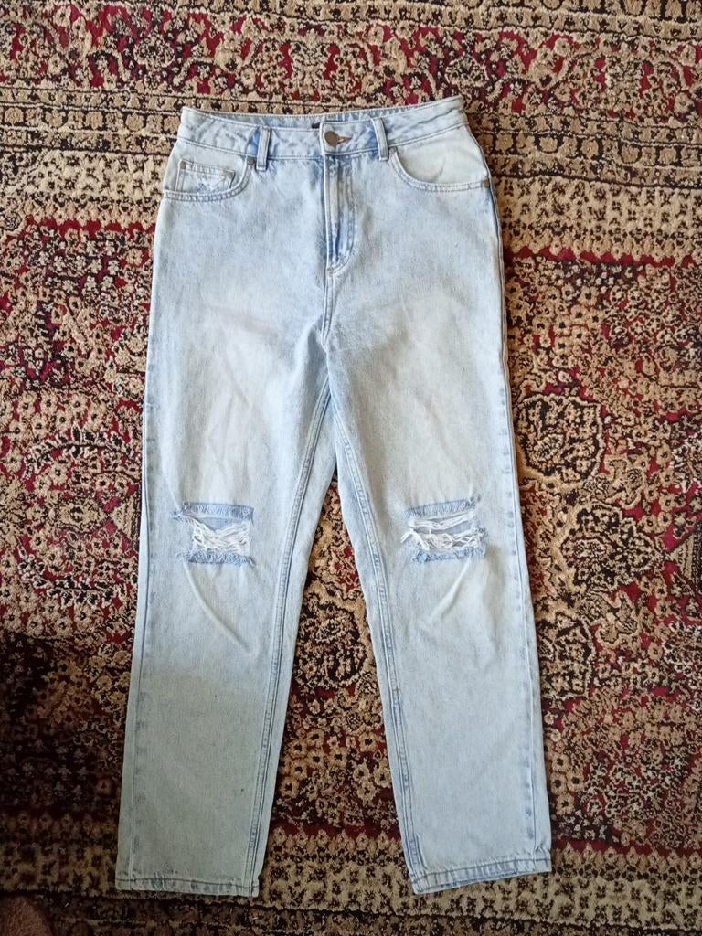 Jeans maat 28 Nikkie, nog perfecte staat, Ophalen of Verzenden, Zo goed als nieuw, Blauw, W28 - W29 (confectie 36)
