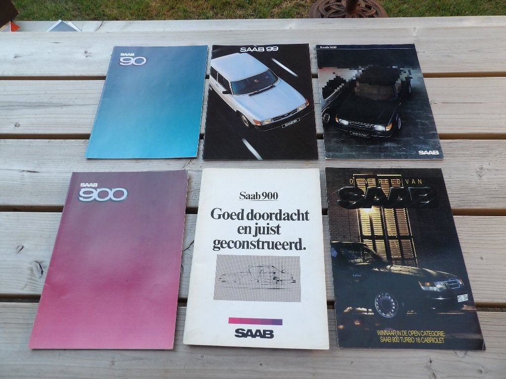 Verzameling / partij Saab brochures, Boeken, Ophalen of Verzenden, Gelezen, Overige merken