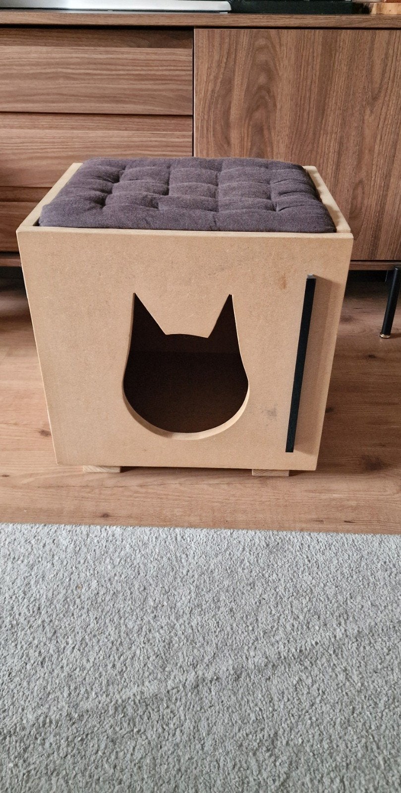 Tof kattenhuisje!, Dieren en Toebehoren, Kattenmanden, Ophalen, Zo goed als nieuw