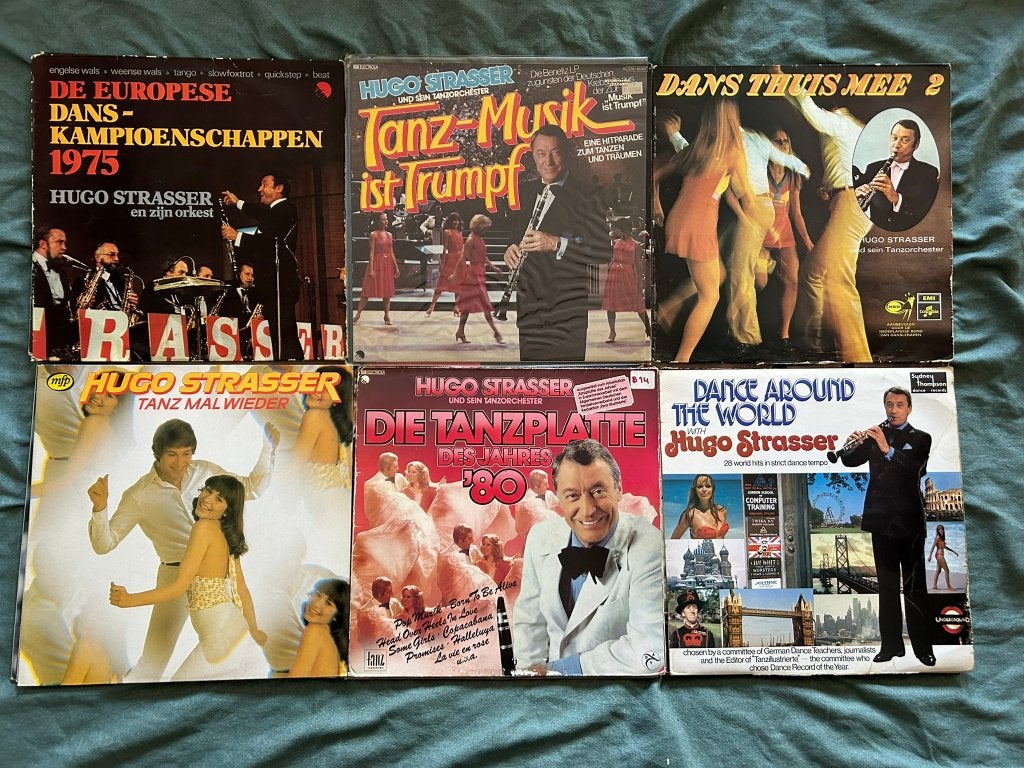 34 LP's Hugo Strasser (ook per stuk te koop), Cd's en Dvd's, Vinyl | Verzamelalbums, LP, Gebruikt, Overige genres, Ophalen of Verzenden