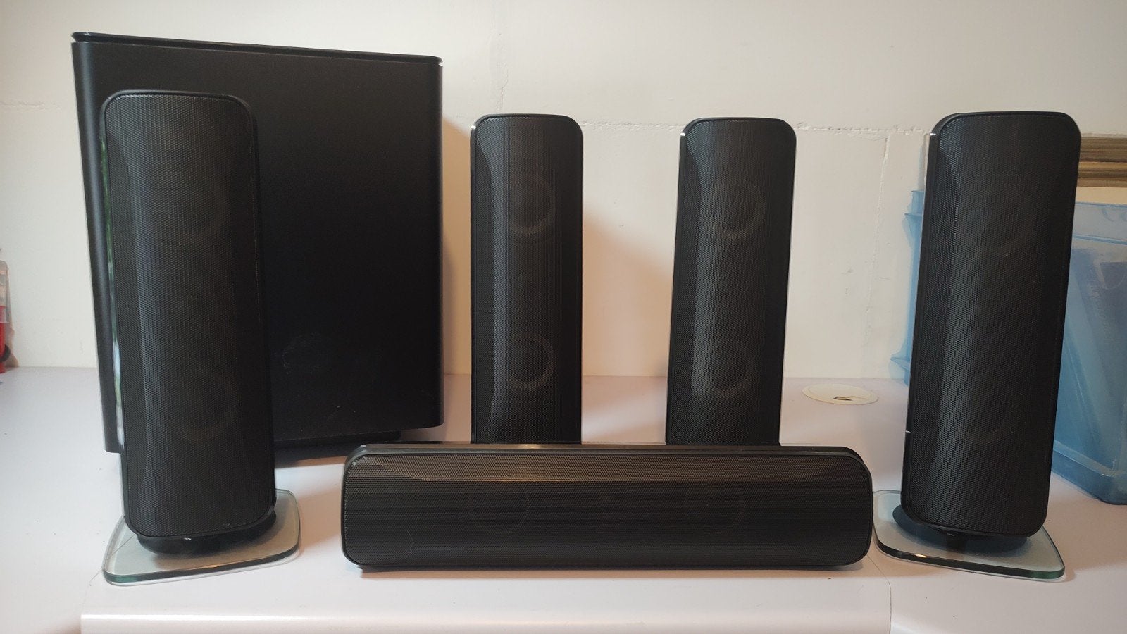Philips HTS7500 5.1 Passieve Surround Set, Philips, Gebruikt, Ophalen of Verzenden, Surroundset
