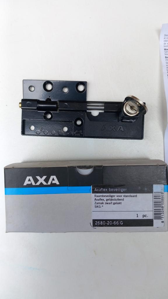 AXA Raambeveiliger Axaflex SKG* - Nieuw in doos, Ophalen of Verzenden, Nieuw, IJzer, Schuif of Grendel