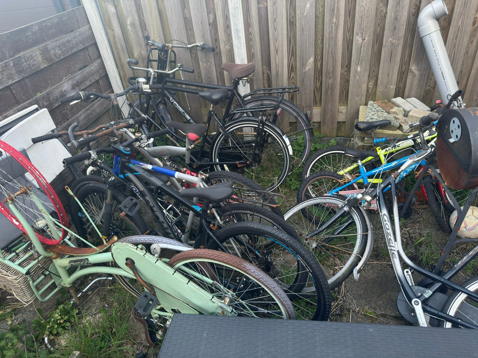 Partij fietsen en skelters, Fully, Ophalen, Gebruikt, Overige merken
