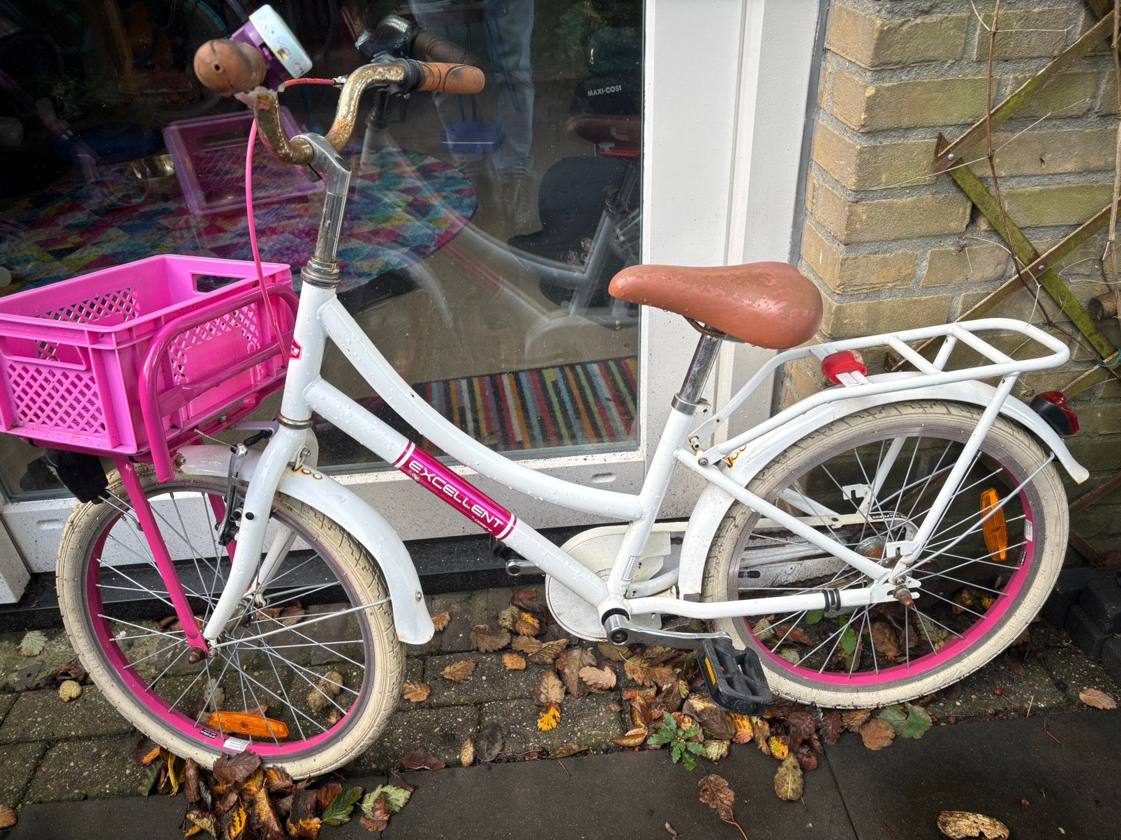 Meisjesfiets opknappertje, Ophalen, Zo goed als nieuw, 20 inch