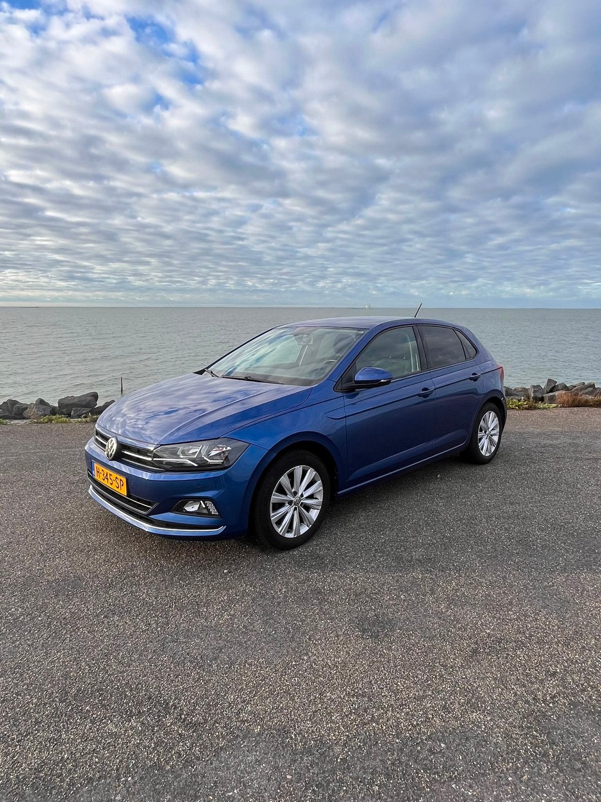 Volkswagen Polo Highline 1.0 TSI 95pk 2020 Blauw, Voorwielaandrijving, Stof, 95 pk, Blauw