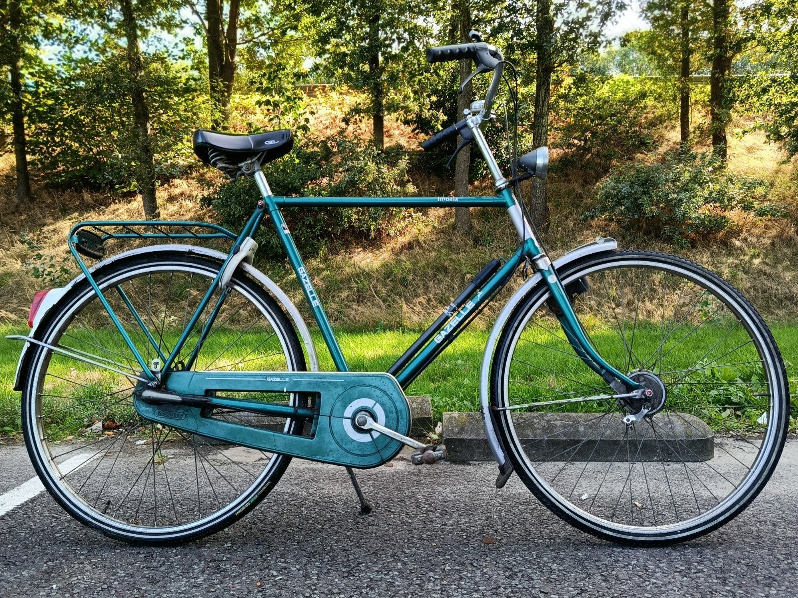 Herenfiets Gazelle met 3 versnellingen AXA slot verlichting, Fietsen en Brommers, Ophalen, Versnellingen, Zo goed als nieuw, 57 tot 61 cm
