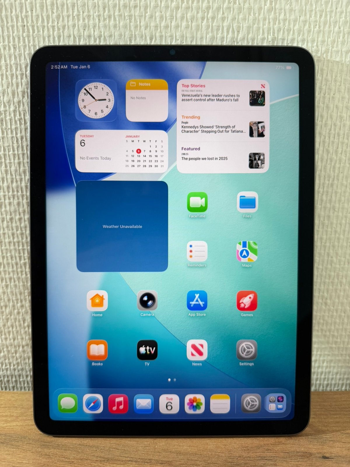 Apple iPad Air 5 - refurbished - 64GB - M1 - 6 mnd garantie, 10 inch, Apple, Apple, Zwart