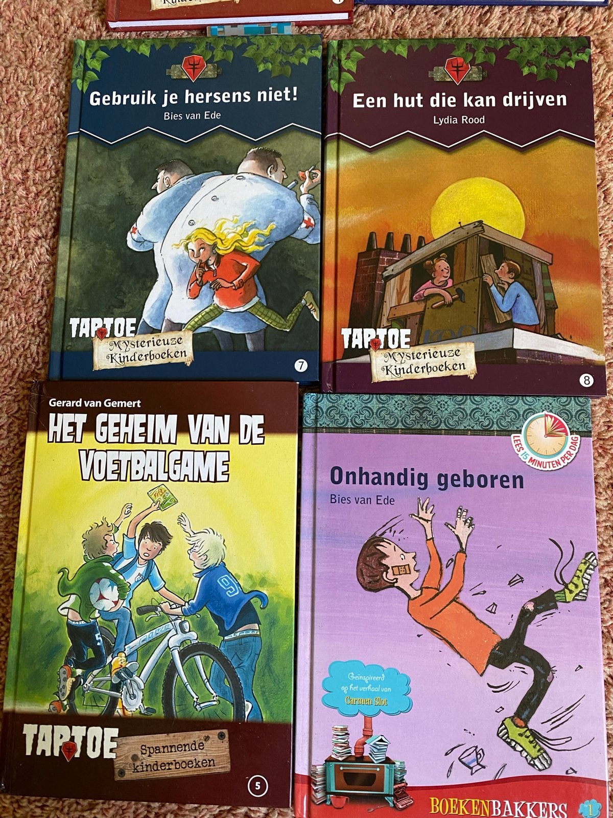 Taptoe Mysterieuze Kinderboeken & Boekenbakkers Set, Boeken, Ophalen of Verzenden, Gelezen, Fictie algemeen