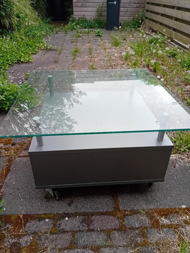 Salontafel, Huis en Inrichting, Tafels | Salontafels, Ophalen, Gebruikt, 100 tot 150 cm, 50 tot 100 cm