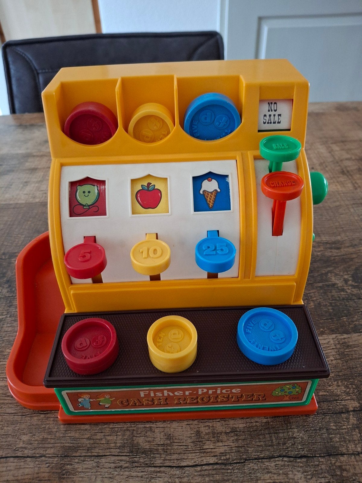 vintage fisher price kassa, Kinderen en Baby's, Ophalen of Verzenden