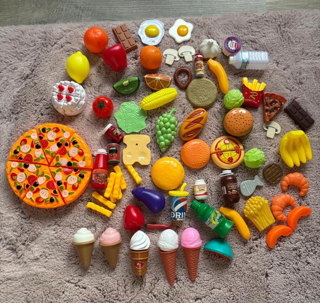 Speelgoed keukenaccessoires, Kassa & Boodschappen Set, Ophalen of Verzenden, Gebruikt, Kunststof, Speelkeuken-accessoire