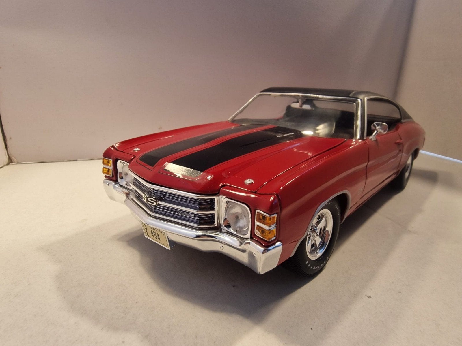 Chevrolet chevelle , Maisto 1:18 , geen doos, Ophalen of Verzenden, Zo goed als nieuw, Auto, Maisto