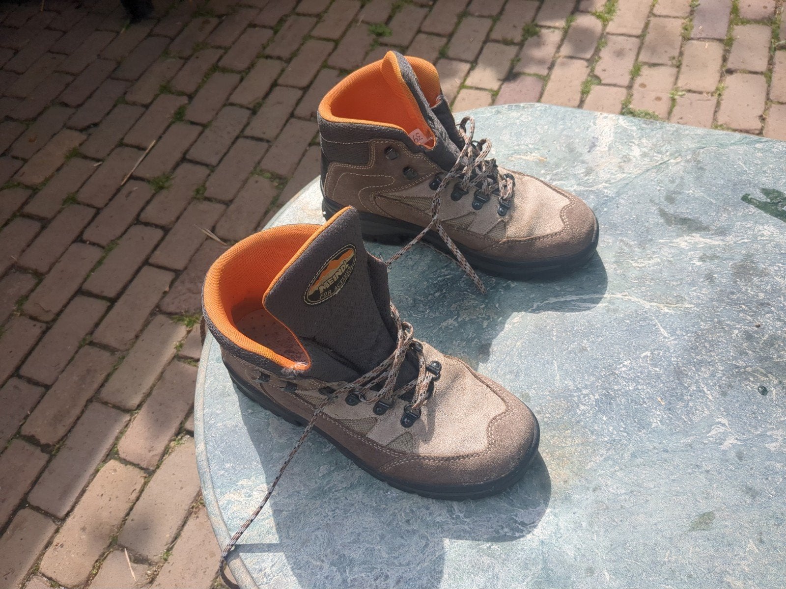 Meindl wandelschoenen maat 38 zgan, Meindl, Zo goed als nieuw, Wandelschoenen, Ophalen of Verzenden