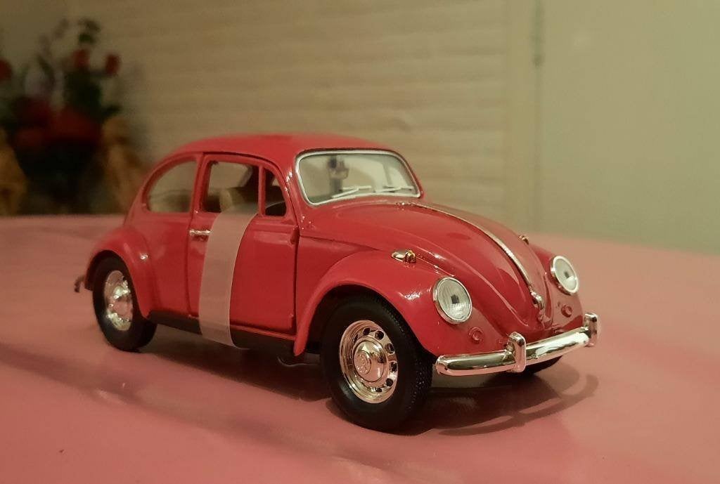 VW,VOLKSWAGEN BEETLE,KEVER 1967,1:24,metaal,collectors item, Ophalen of Verzenden, Nieuw, Auto, Overige merken