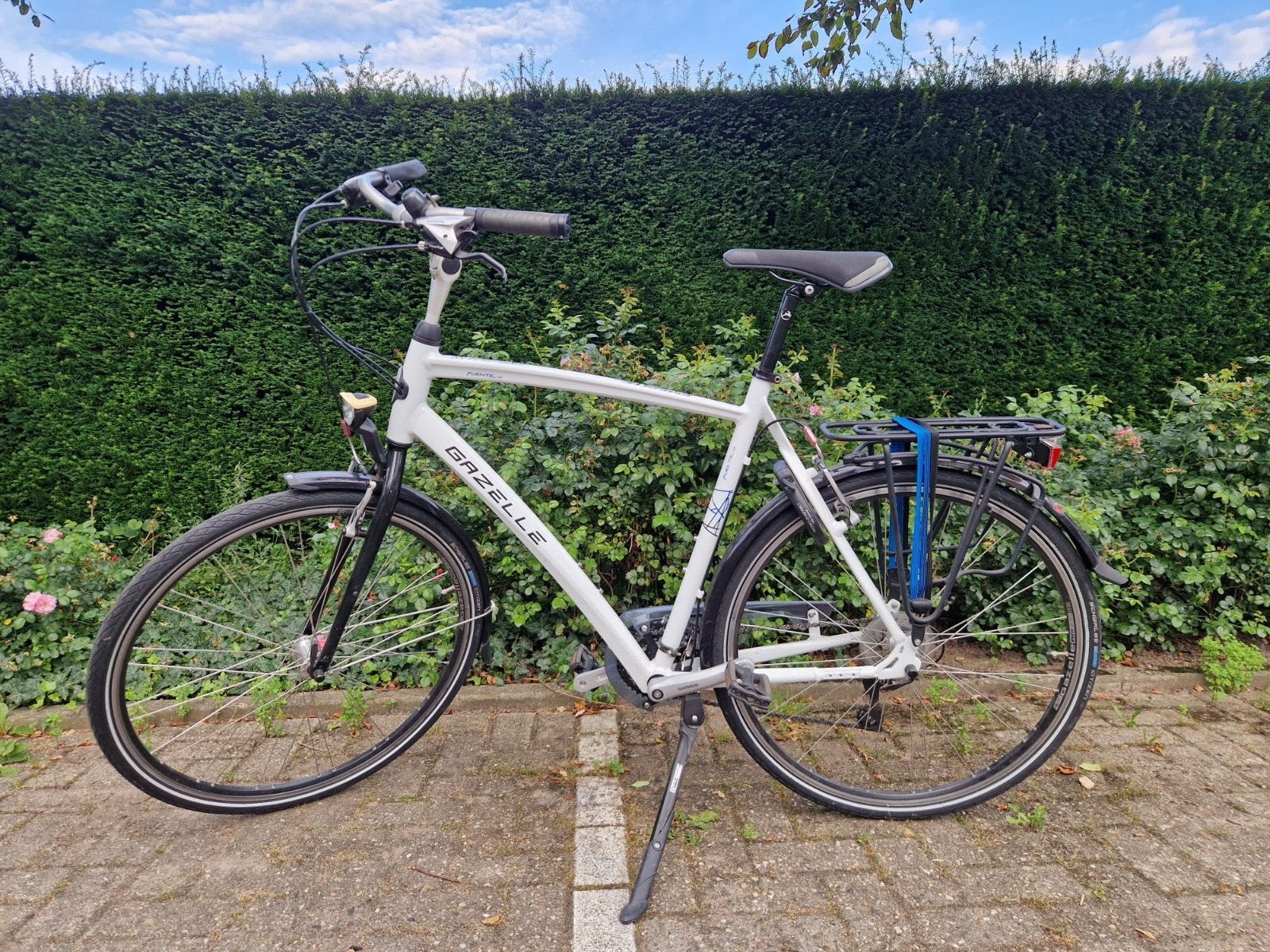 Gazelle Fuente Pure herenfiets, Ophalen, Velgrem, Versnellingen, 56 cm of meer