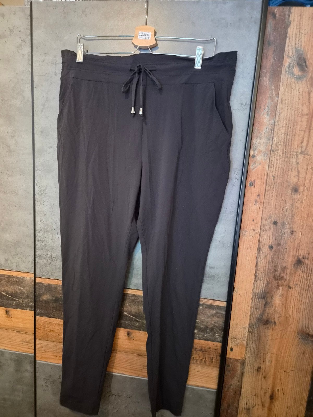 Nicolette Kluijver Broek XXL  travel, Zwart, Maat 46/48 (XL) of groter, Lang, Gedragen