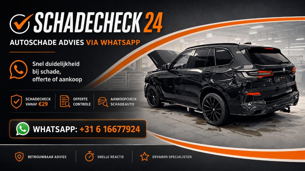 Autoschade advies via WhatsApp, voorkom dure fouten, Lakschade of Spuitwerk