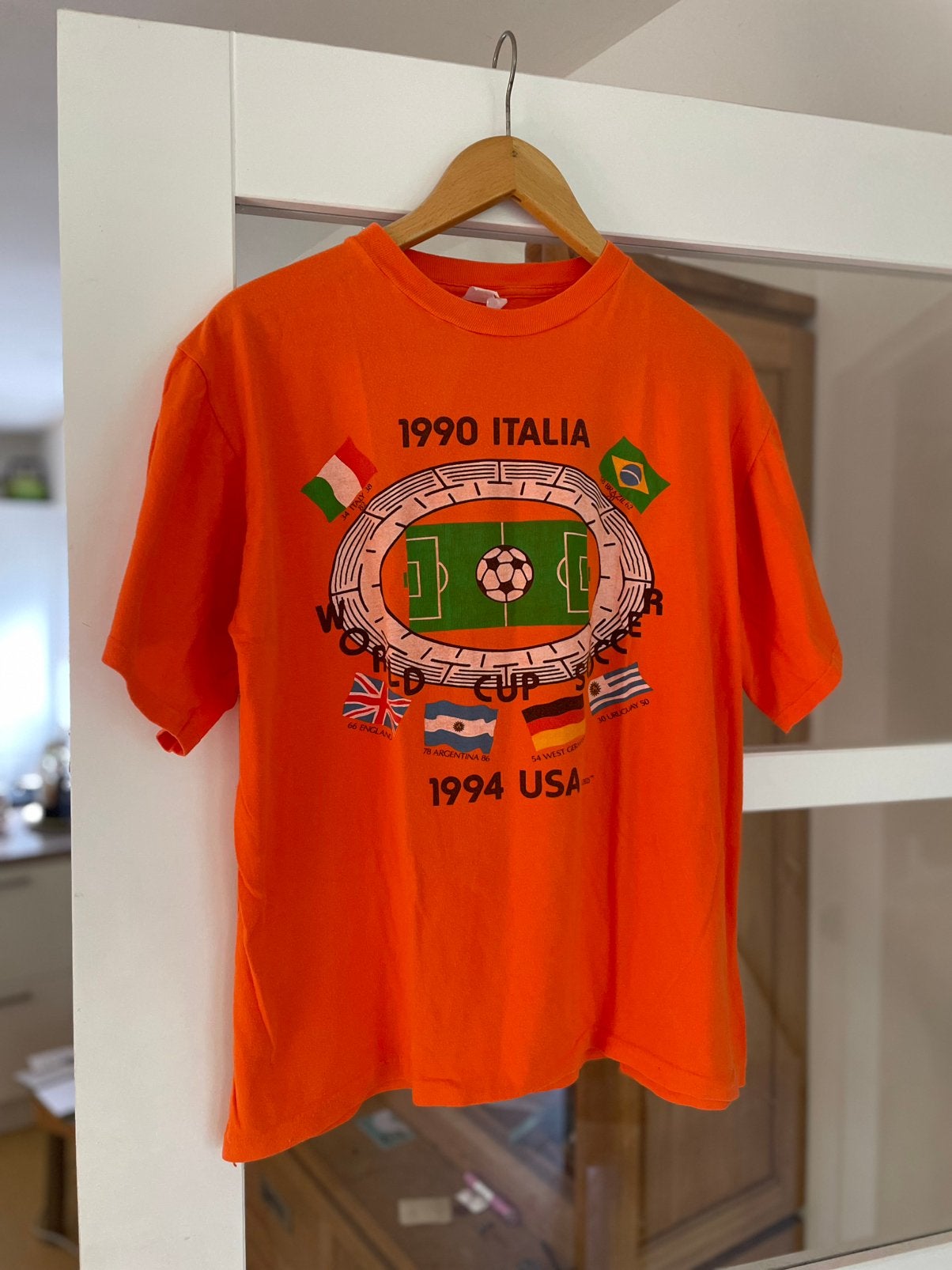 Vintage voetbalshirt WK 1998 Nederland, Ophalen of Verzenden, Gedragen, Maat 48/50 (M)