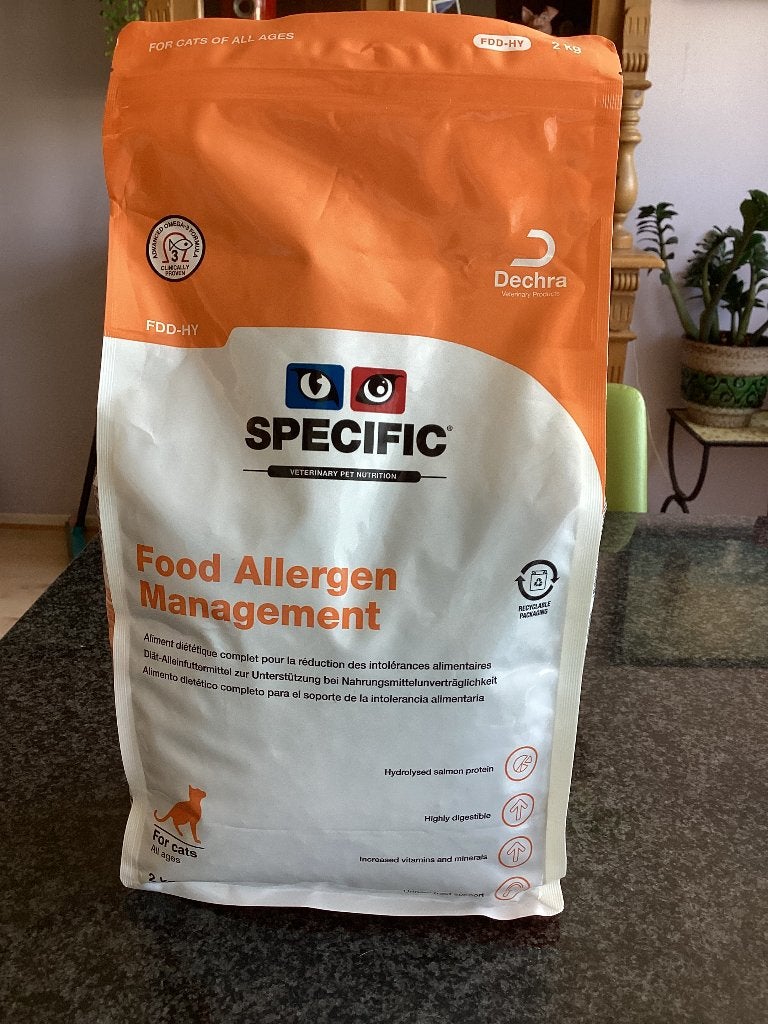 Kattenvoer, specific, food allergeen management, fdd-hy, 2 k, Dieren en Toebehoren, Dierenvoeding, Ophalen, Kat