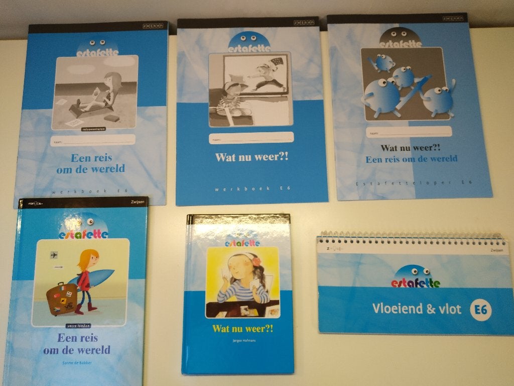 Estafette/VERSIE 2/Groep 6/E6 pakket (6 Boeken) voor €7,50!!, Boeken, Schoolboeken, Ophalen of Verzenden, Nieuw, Overige niveaus