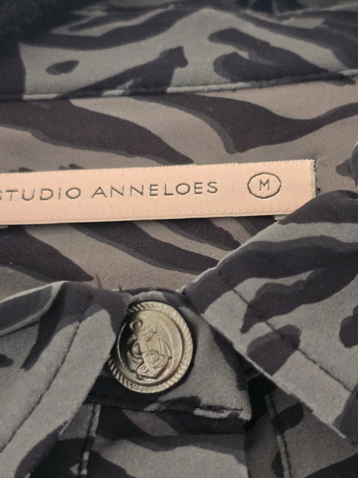 Studio Anneloes blouse met panterprint - Maat M, Maat 38/40 (M), Studio Anneloes, Meerkleurig, Ophalen of Verzenden