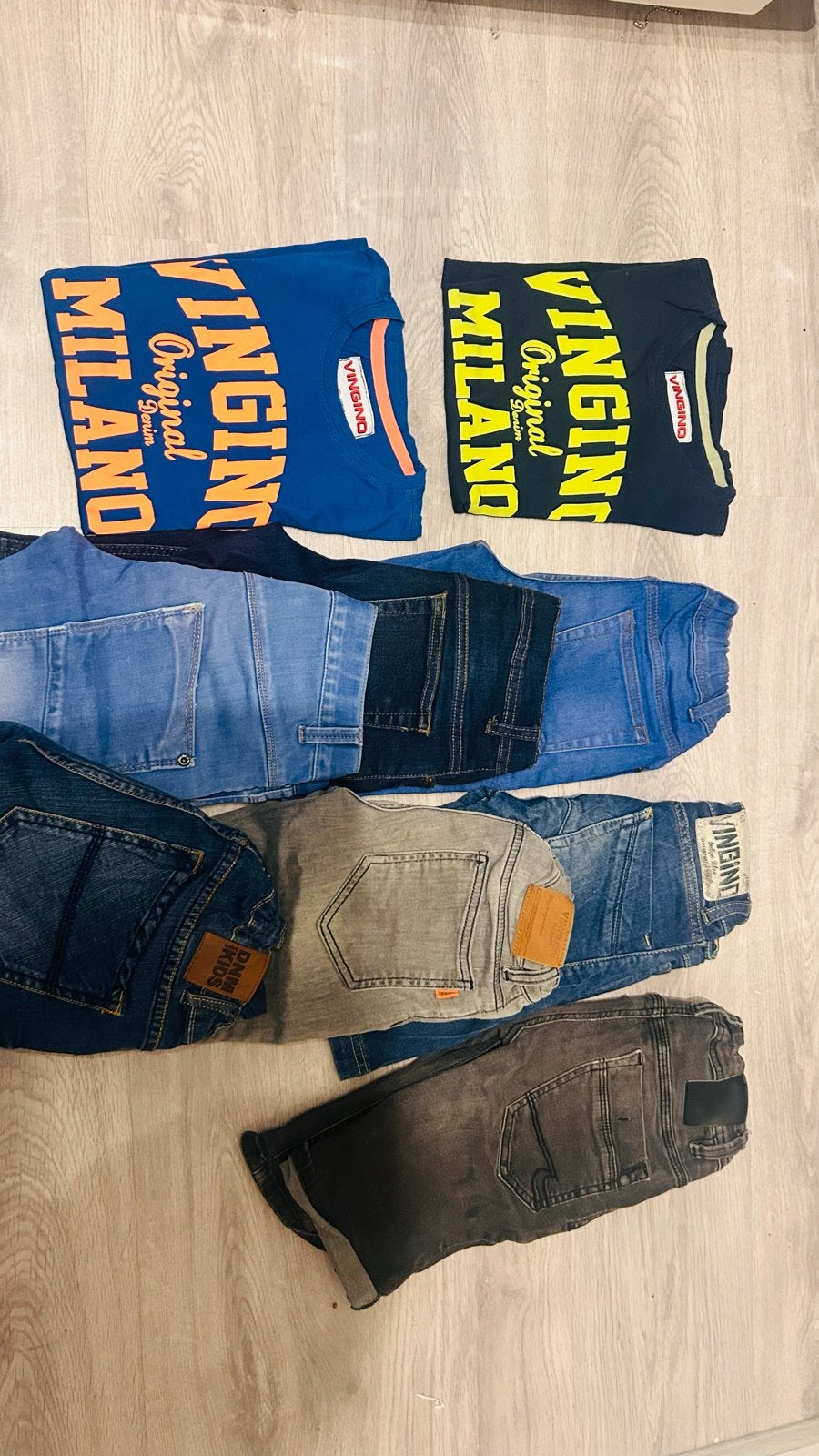 Grote kinderpakketje jongens Armani,guess,vingino 116-140, Ophalen of Verzenden, Zo goed als nieuw, Maat 128