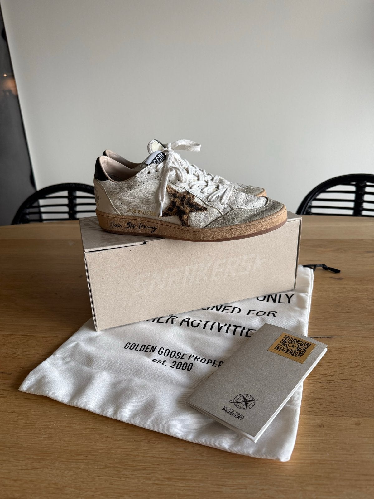 Golden Goose Ball Star Sneakers - Maat 37, Kleding | Dames, Schoenen, Verzenden, Wit, Sneakers of Gympen, Gedragen