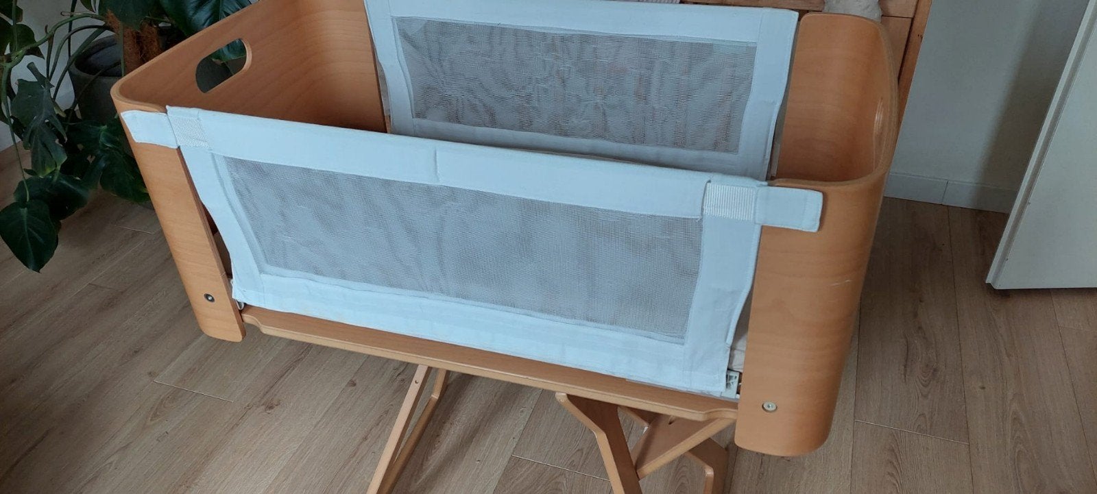 Bednest Wieg Co Sleeper - Natuurlijk Hout, Kinderen en Baby's, Ophalen, Wieg