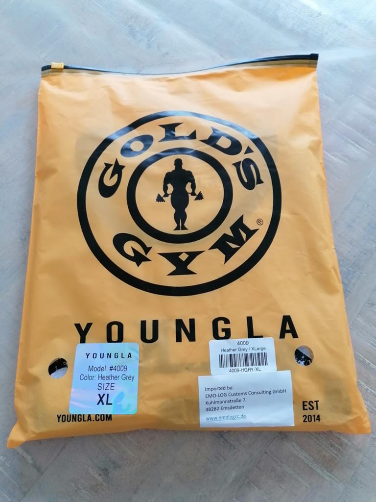 Heren sportkleding - Gold's Gym YoungLA T-shirt XL, Gold's Gym YoungLA, Maat 56/58 (XL), Ophalen of Verzenden, Zo goed als nieuw