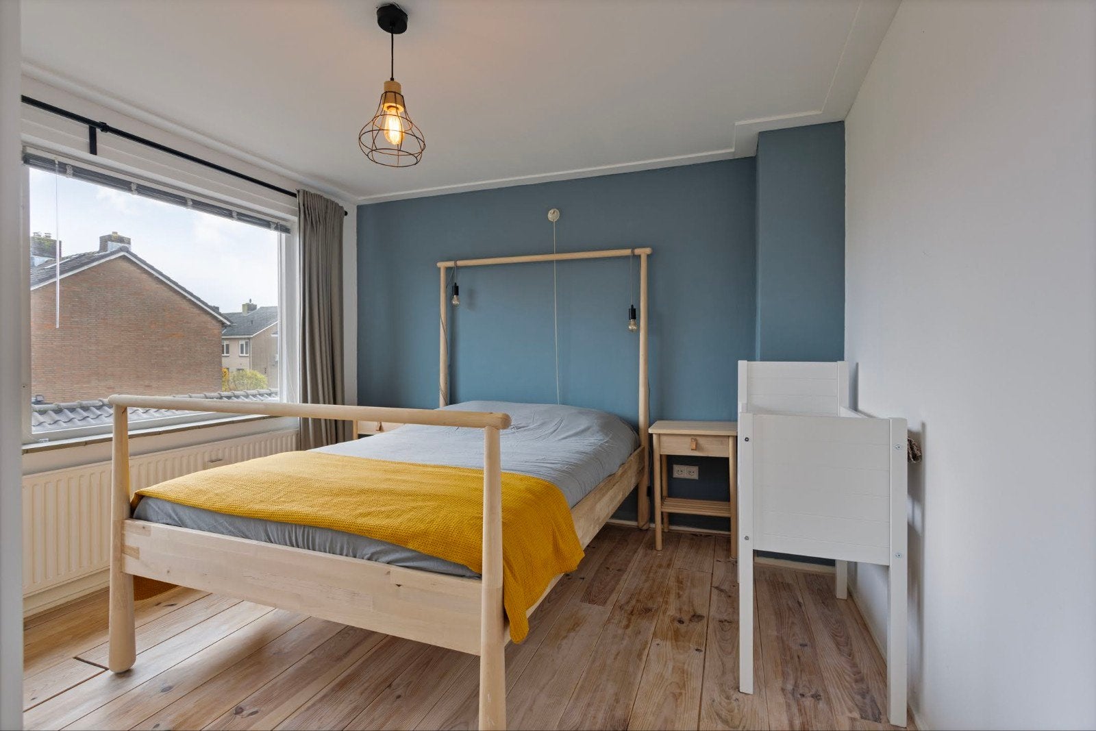 Gjöra Ikea bed 140x200, Ophalen, Gebruikt, Overige kleuren, Modern, Scandinavisch