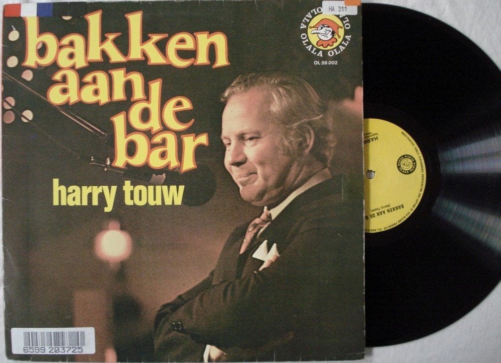Harry Touw - Bakken aan de bar, LP, Gebruikt, Overige genres, Ophalen of Verzenden