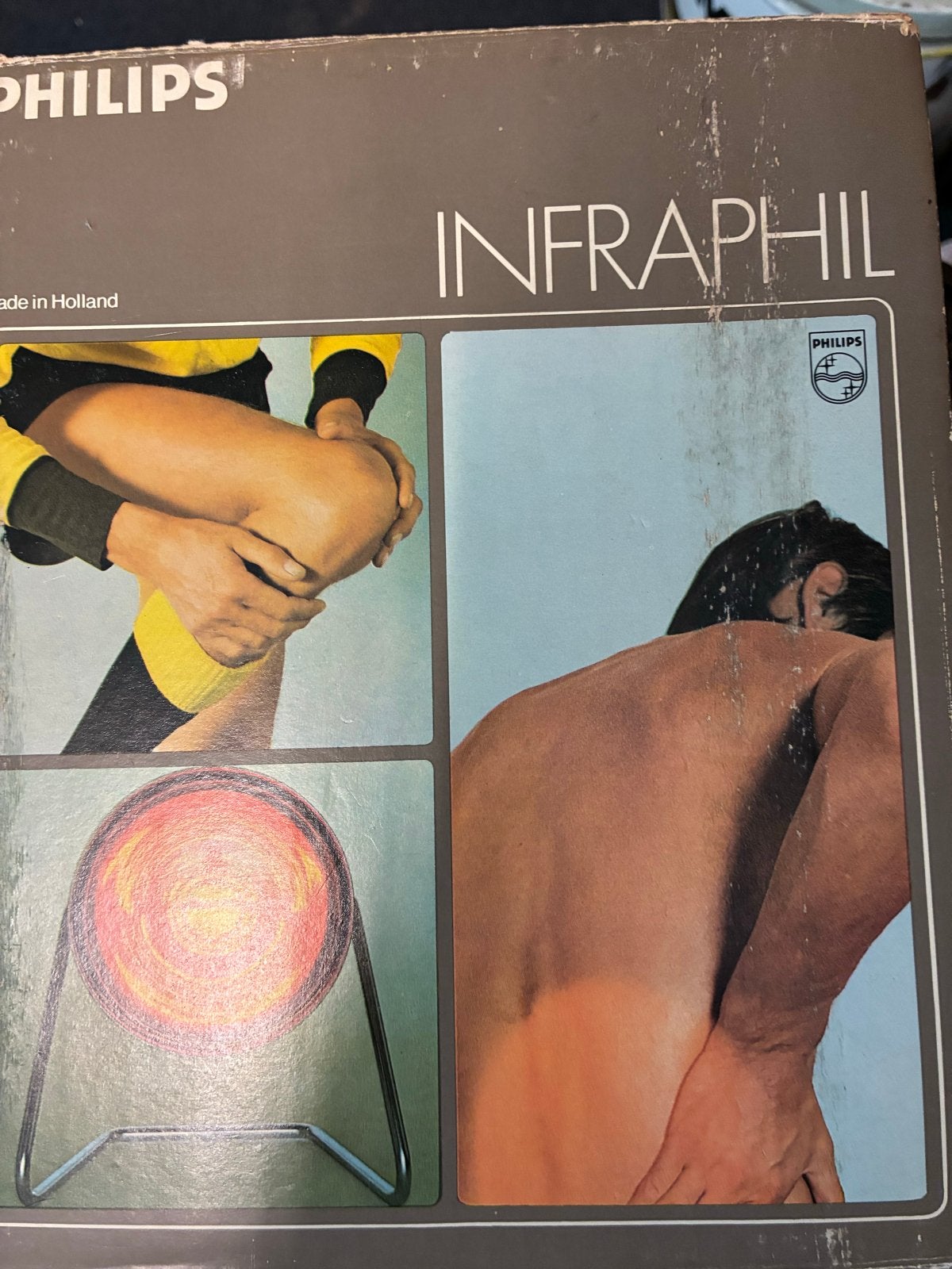 Philips Infraphil Infraroodlamp - Vintage Warmte Therapie, Ophalen, Gebruikt, Overige typen