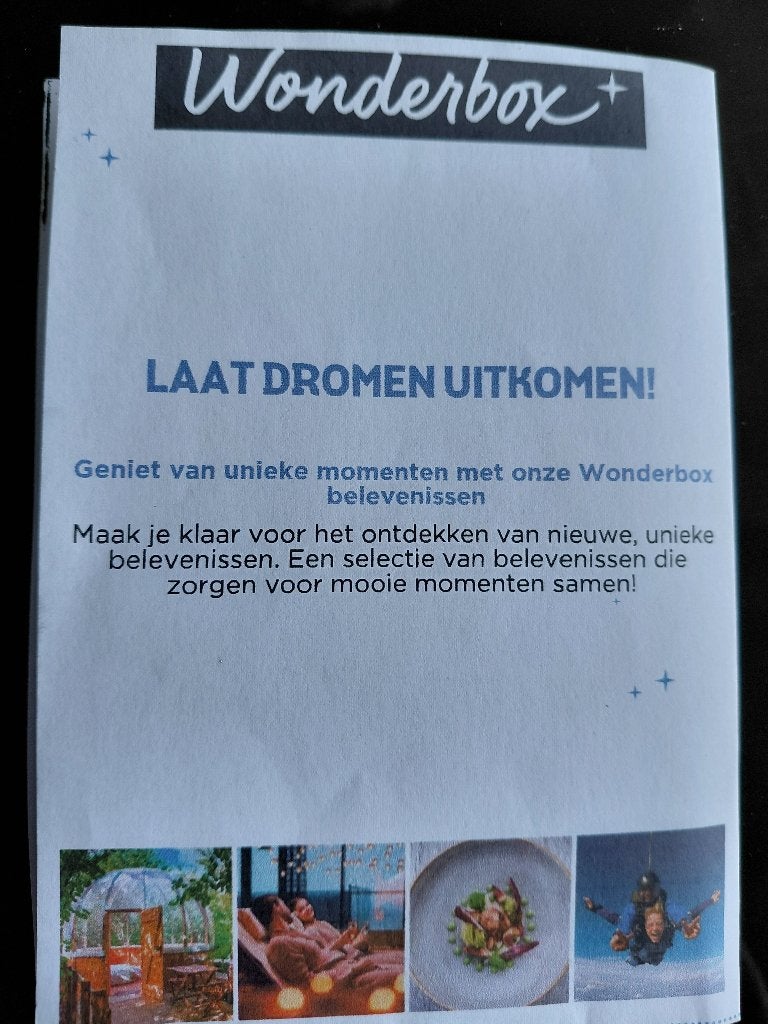 Voucher voor 2 overnachtingen, Twee personen, 2 overnachtingen