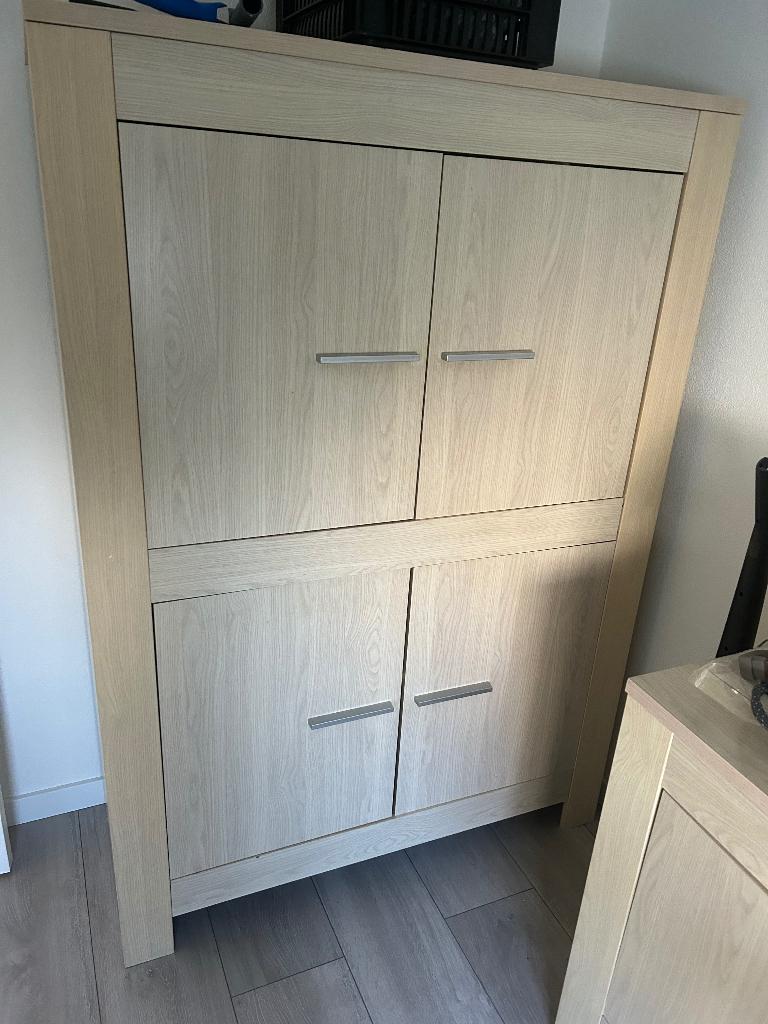 Kast, Huis en Inrichting, Kasten | Kledingkasten, Ophalen, 100 tot 150 cm, 25 tot 50 cm, Gebruikt