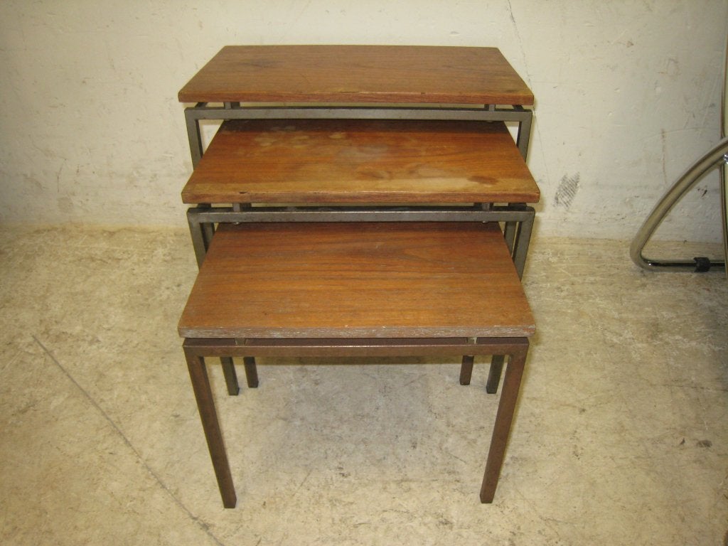 Set van 3 Cees Braakman nesting tables voor Pastoe, Huis en Inrichting, Niet ingevuld, Gebruikt, Niet ingevuld, Niet ingevuld