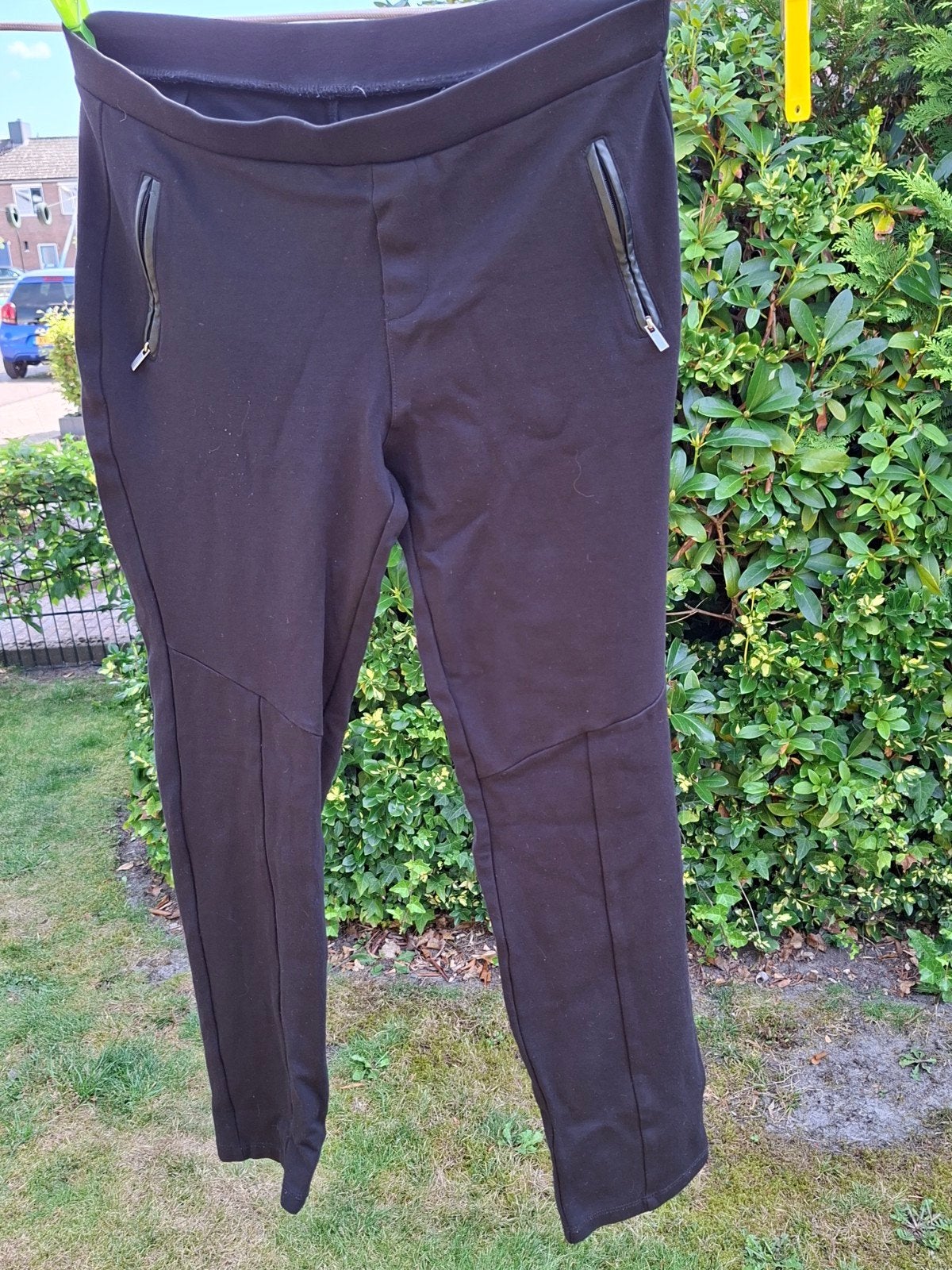 zwarte travelstof broek maat L t.e.a.b, Zwart, Ophalen of Verzenden, Eksept, Lang
