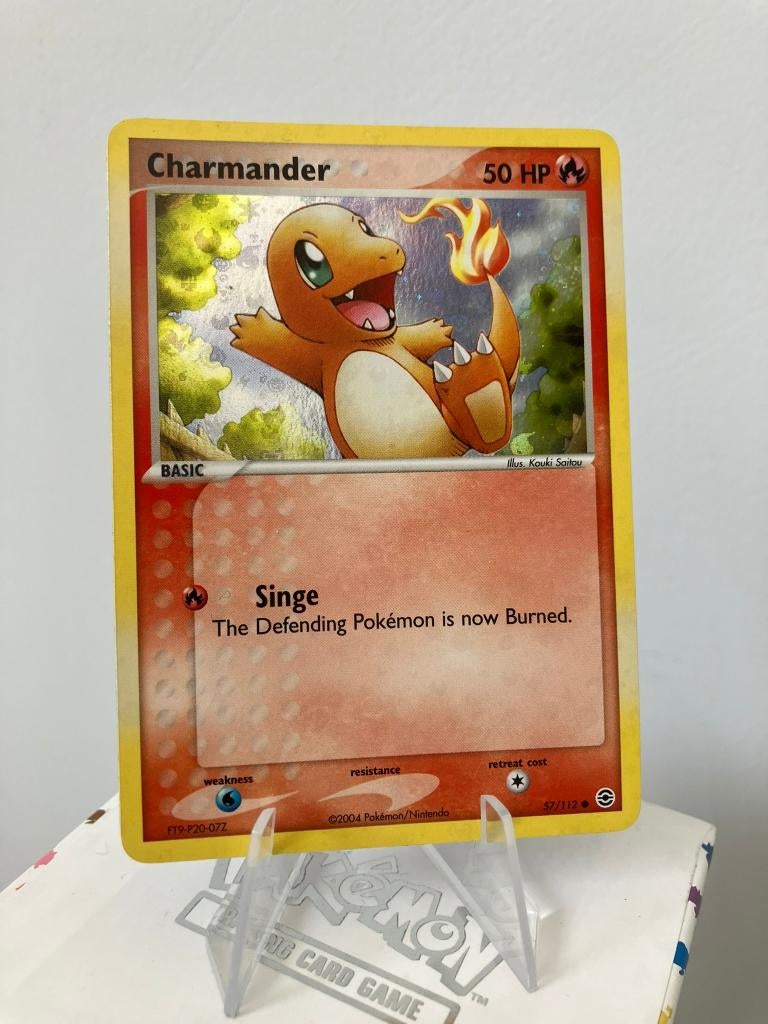 Charmander 57/112 - EX FireRed & LeafGreen - Holo, Ophalen of Verzenden, Zo goed als nieuw, Losse kaart, Foil