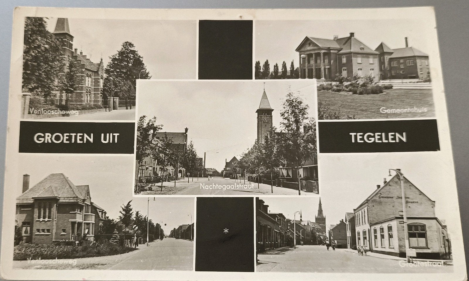 Tegelen 5-luik 1960, Verzenden, 1940 tot 1960, Gelopen, Limburg