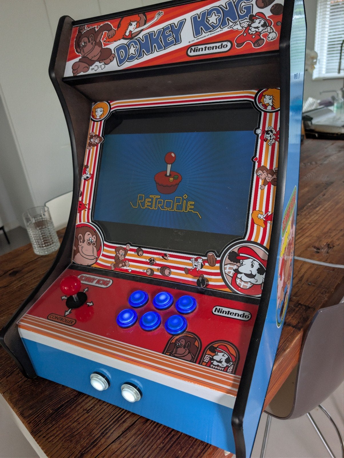 Mini Tafel Arcade Kabinet - 4000+ Spellen (Nintendo, Sega), Ophalen