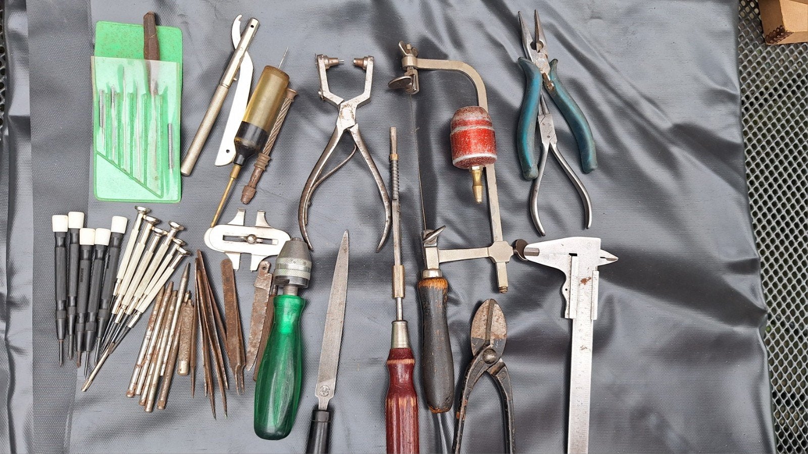 edelsmeed horlogemakers gereedschap juwelier., Hobby en Vrije tijd, Ophalen of Verzenden, Gebruikt, Meerdere media