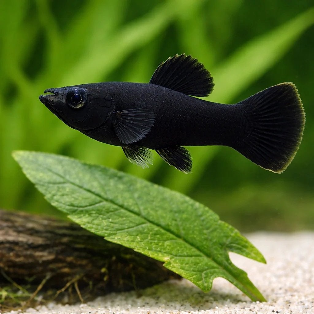 Black mollies te kopp, Vis, Zoetwatervis, Schoolvis