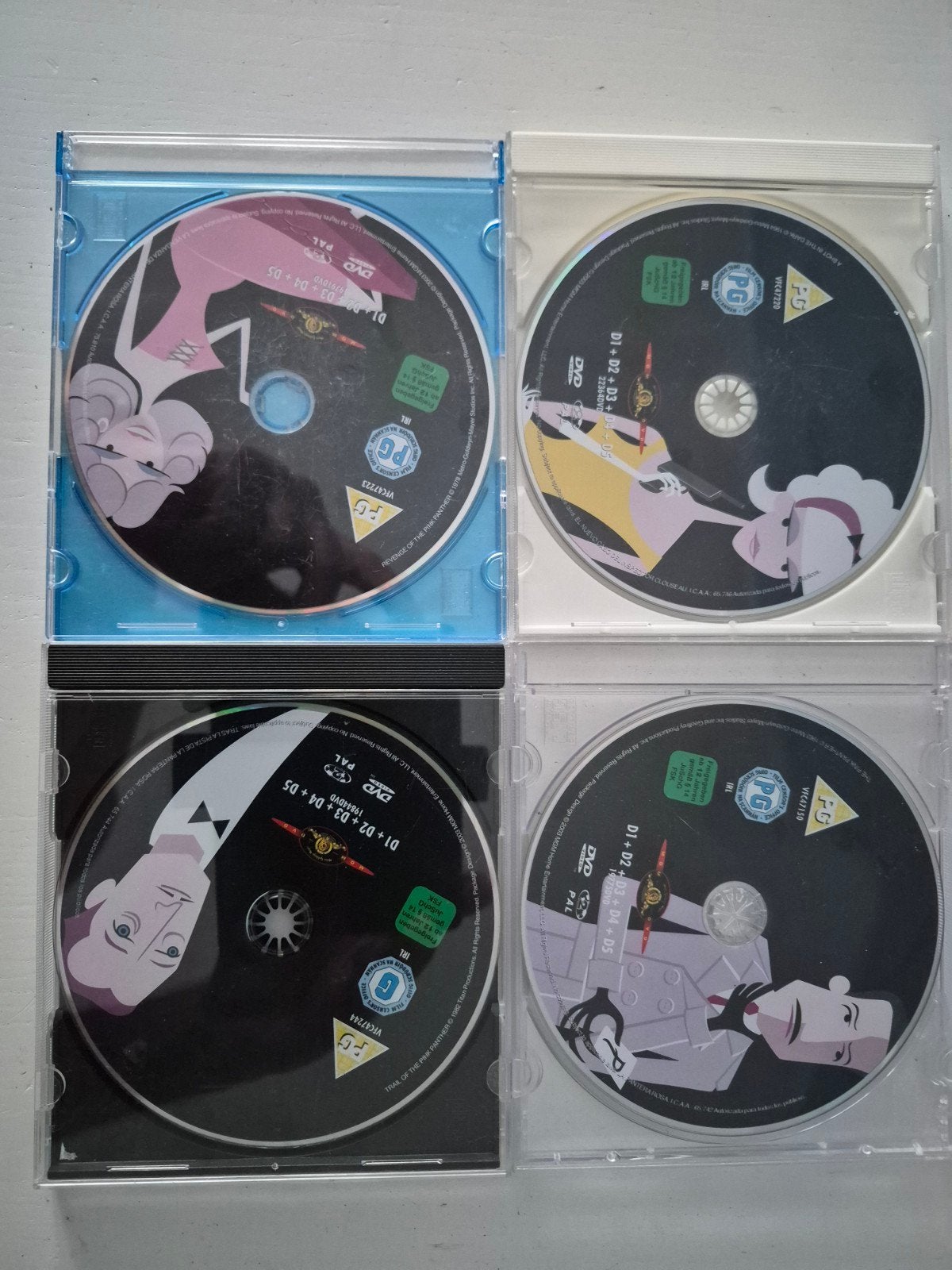 DVD Boxset: D1 + D2 + D3 + D4 + D5 (PAL), Alle leeftijden, Ophalen of Verzenden, Gebruikt