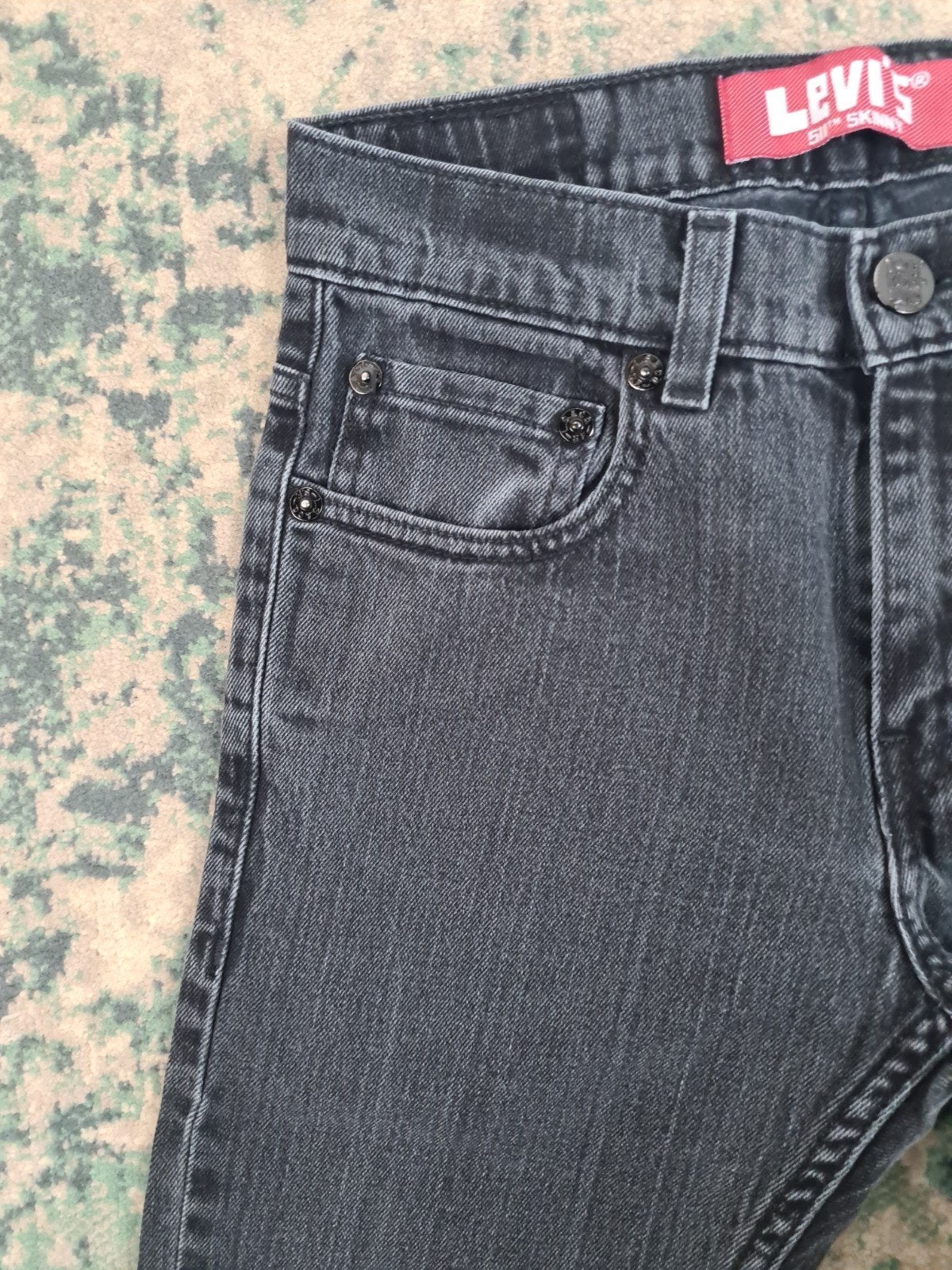 Levi's 511 straight fit W27 L28 Dames Tulsi2728 Mid-rise, Zwart, Ophalen of Verzenden, Zo goed als nieuw, W27 (confectie 34) of kleiner