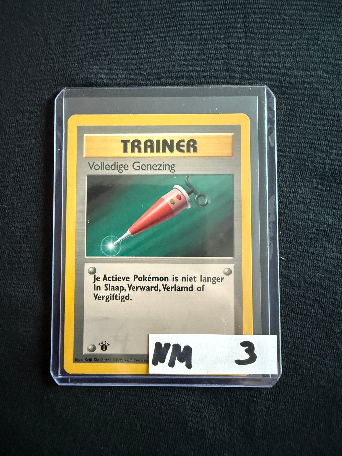 Pokemon Full Heal Baseset Nederlands NM 82/102, Ophalen of Verzenden, Nieuw, Losse kaart