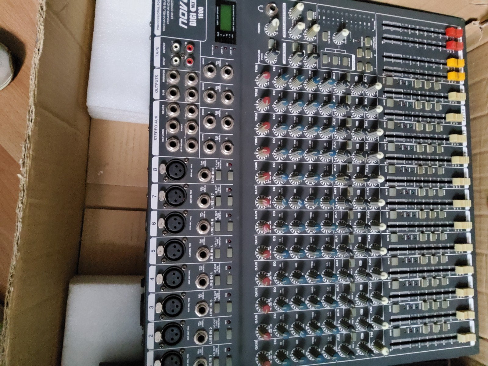 NOVA DIGI 1688 Mengpaneel - Professionele Mixer, Ophalen of Verzenden