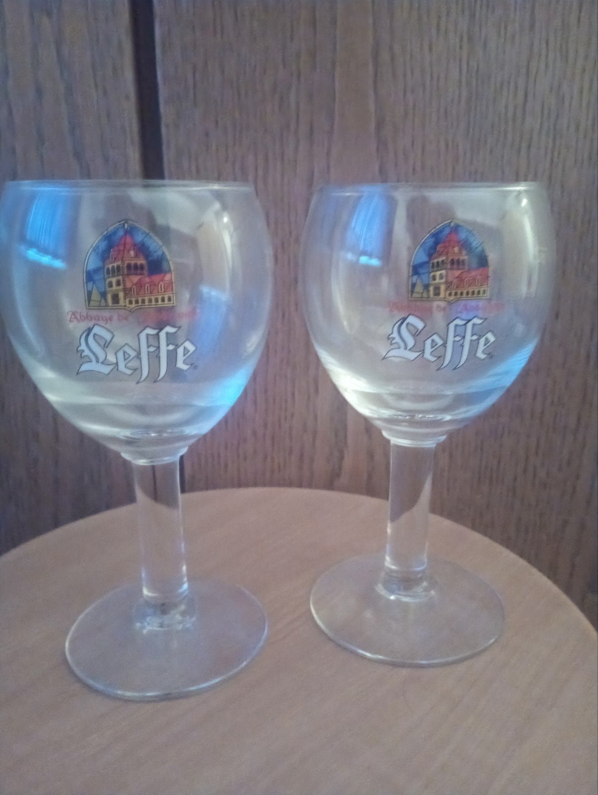 2 x Leffe bierglas, Verzamelen, Biermerken, Ophalen of Verzenden, Zo goed als nieuw, Glas of Glazen, Overige merken