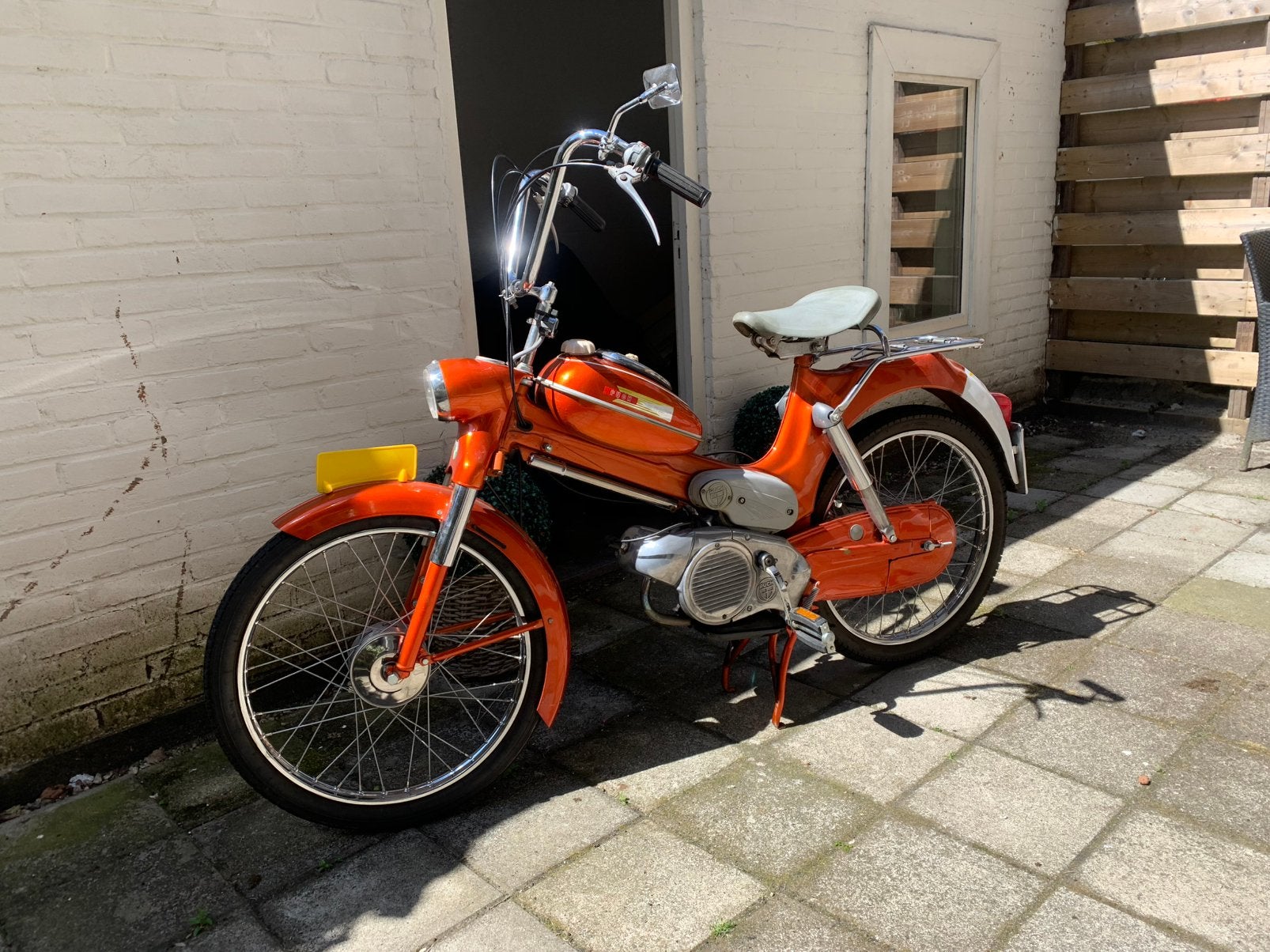 Te Koop: Oranje Puch MV-50, Ophalen, Puch, Maximaal 45 km/u, 49 cc