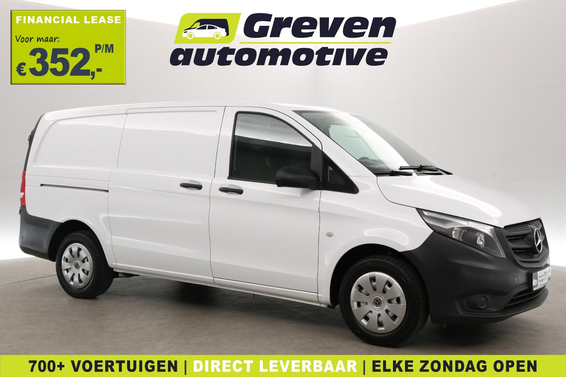 Mercedes-Benz Vito 114 CDI Lang | Aut. | Airco | Cruise | Ca, Auto's, Gebruikt, 1997 kg, 2000 kg, Wit